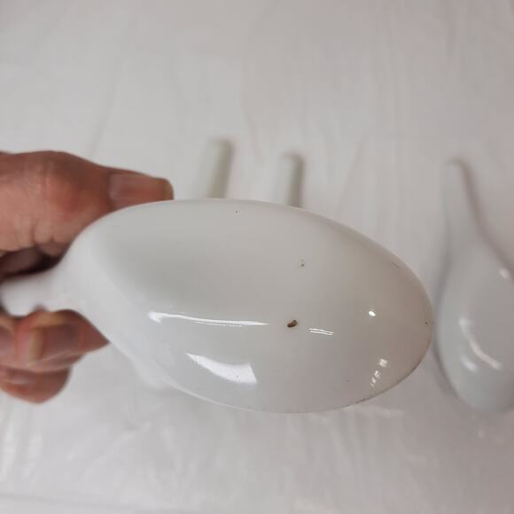 5 Porcelain ASIAN Chinese Soup Tasting Spoons Miso Pho Ramen - Picture 6 of 7